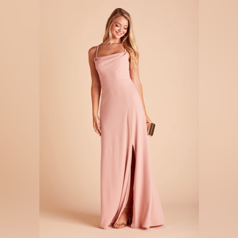 Birdy Grey Ash Crepe Dusty Rose Dress